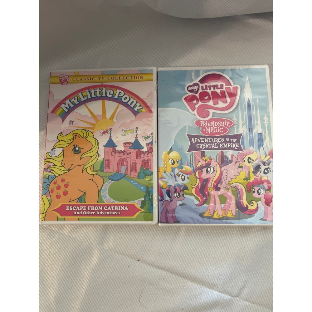 My Little Pony DVD Lot Escape From Catrina Adventures In the Crystal Empire NEW